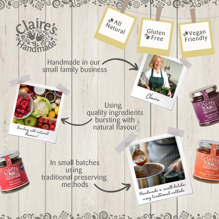 Claire's Handmade Orange Marmalade with Whisky (227g) - Award Winning
