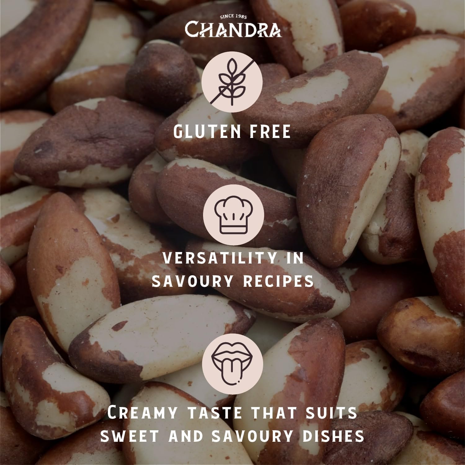 CHANDRA Whole Foods Brazil Nuts - 1kg Raw, Deshelled, Nutrient-Rich 4