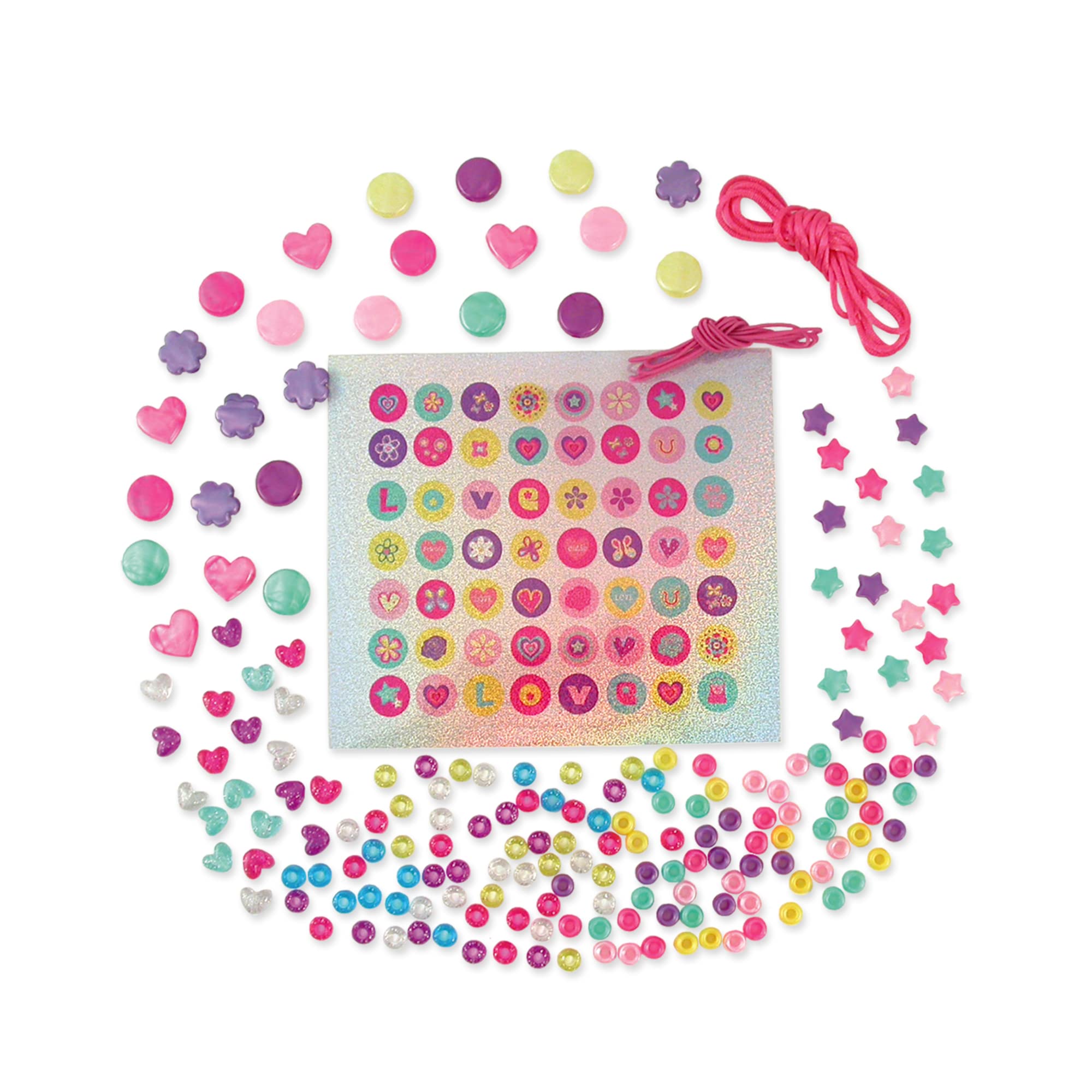 Galt Sparkle Jewellery Craft Kit - Arts & Crafts Set for Kids Ages 5+ 8