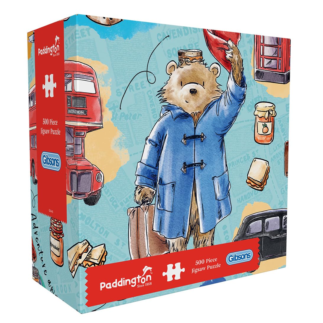 Gibsons Paddington 500 Piece Jigsaw Puzzle - Classic Character | 48x34cm Completed Size | Ages 8+ 1