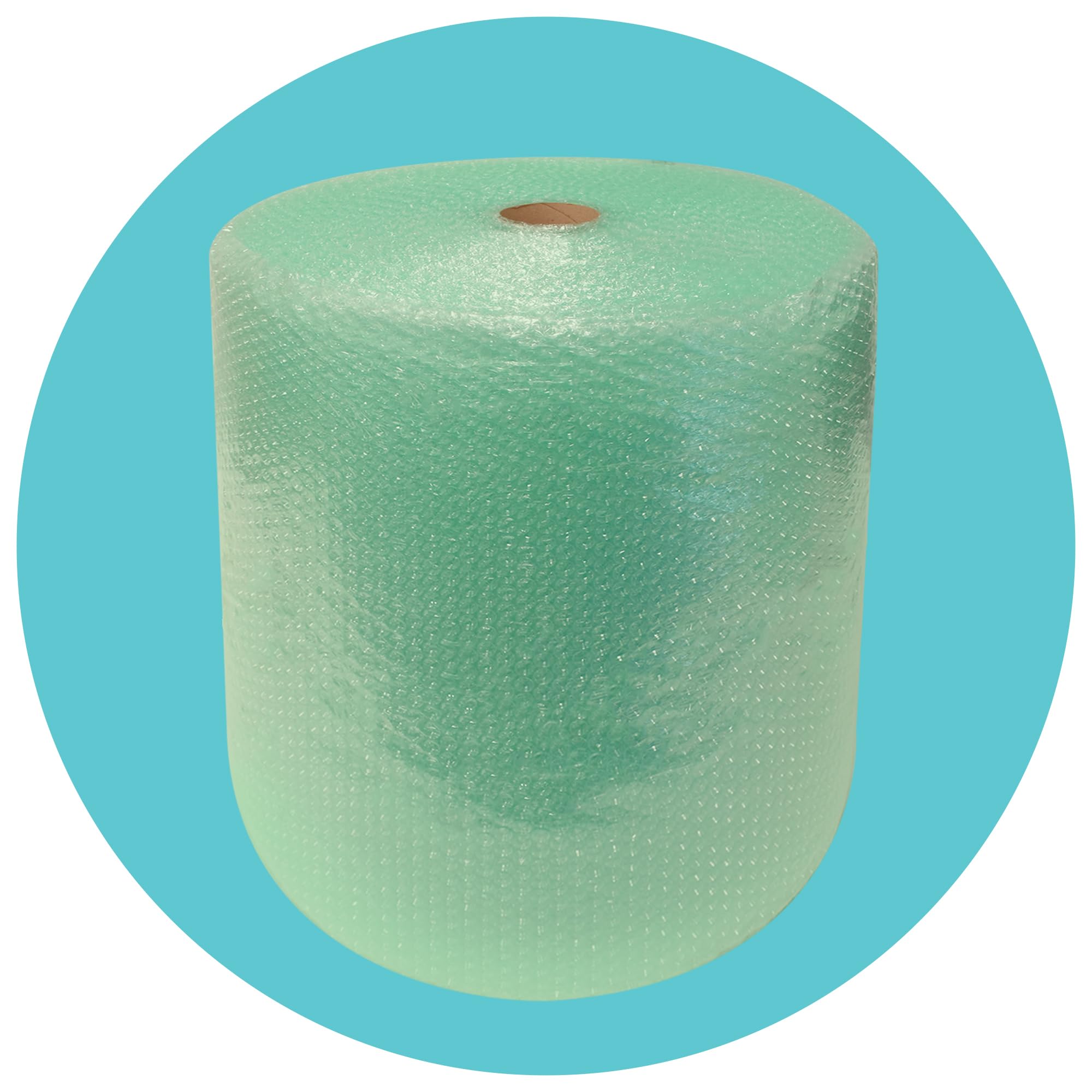 Triplast Biodegradable Green Bubble Wrap Roll - 400mm x 50m | Small 10mm Bubbles | Recyclable LDPE