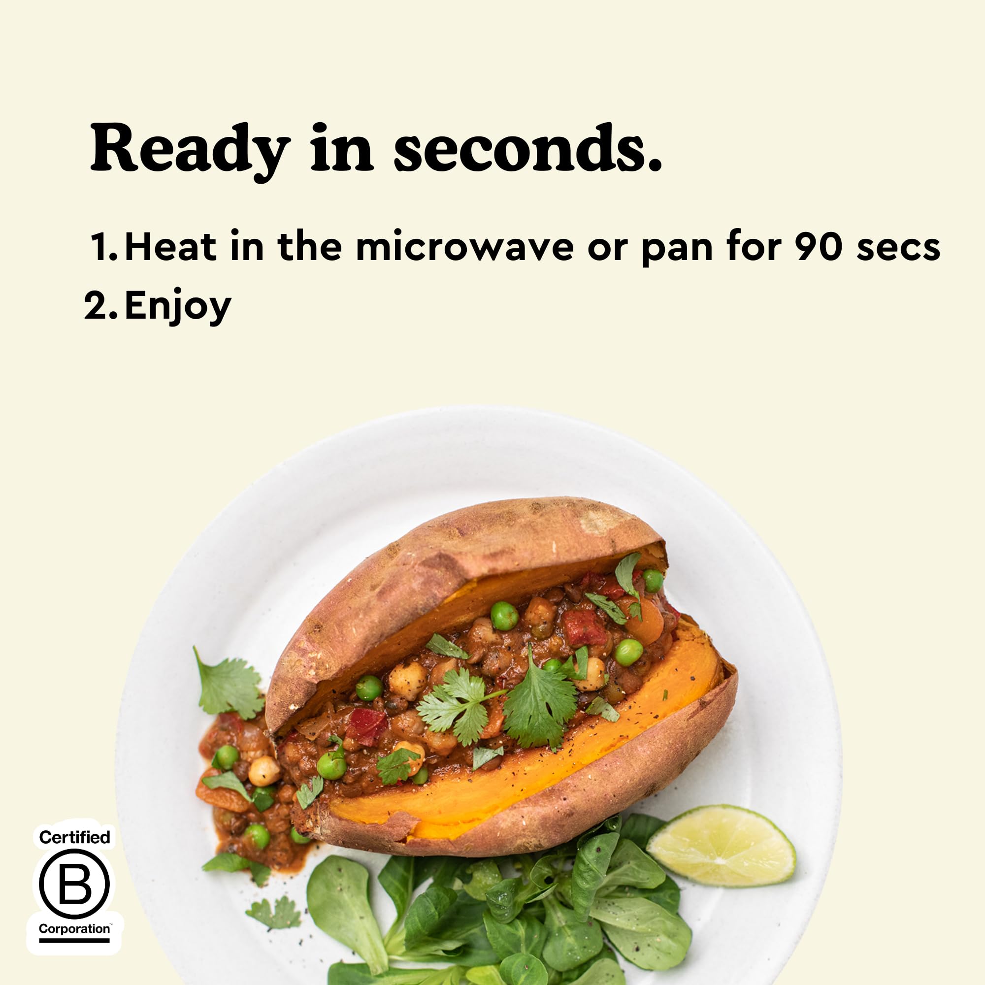 Fiid 100 % natürliche, vegane Mikrowellen-Fertiggerichte, 6er-Pack – 6 x 275 g 3