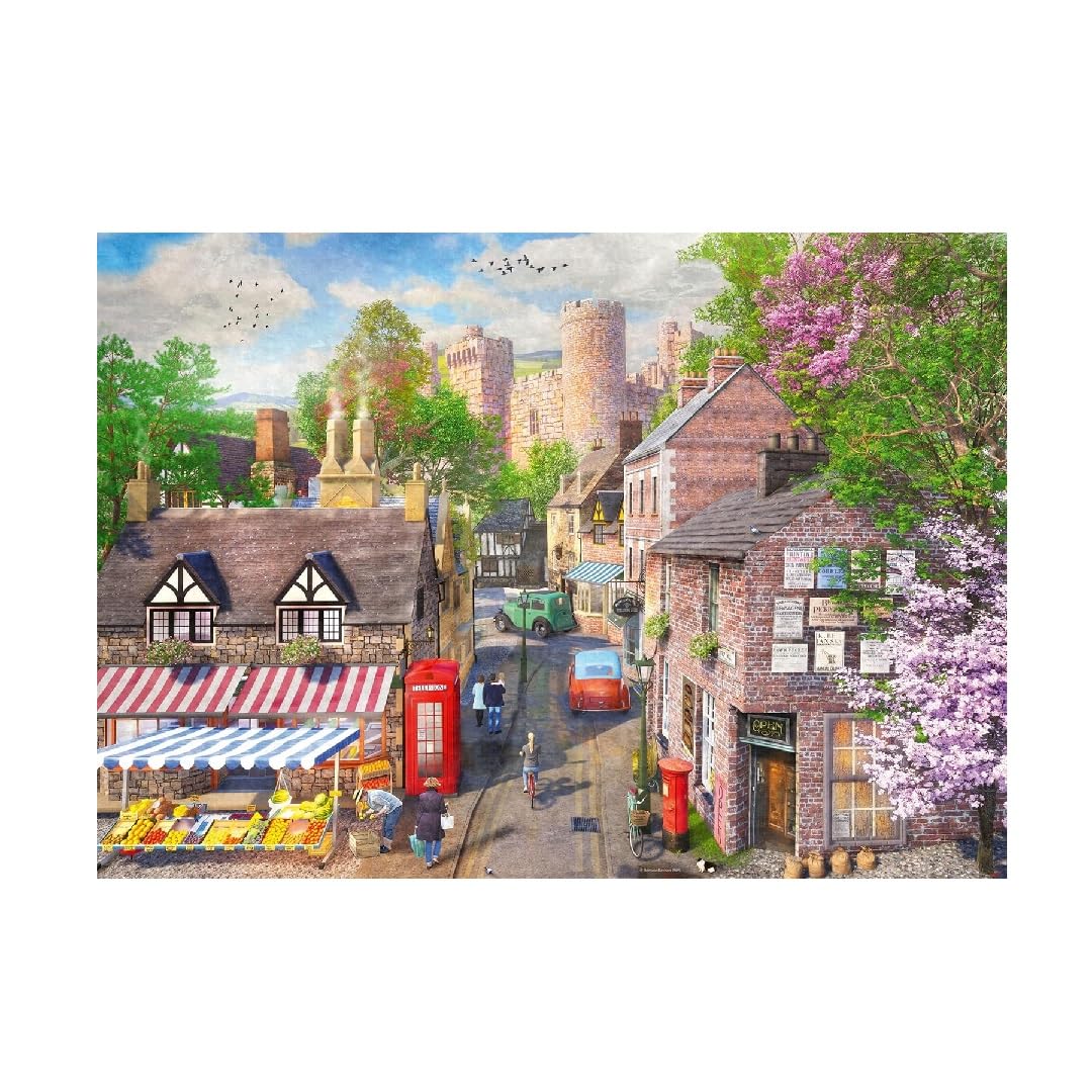 Ravensburger Down the Lane No. 5 Castle Lane 1000 Piece Jigsaw Puzzle 2