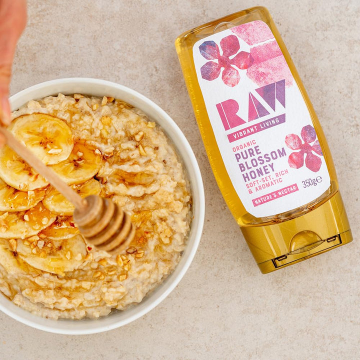 Raw Organics - Pure Blossom Cold Pressed Honey 350g