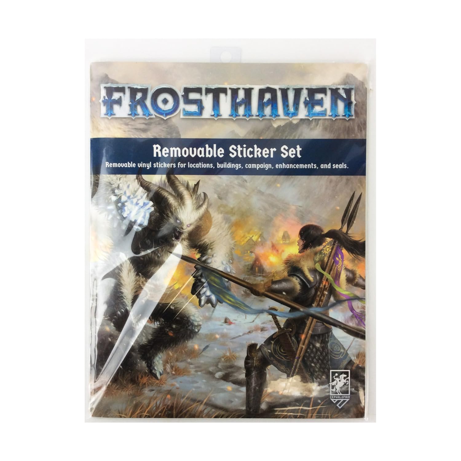 Cephalofair Games Frosthaven Removable Sticker Game Set 3
