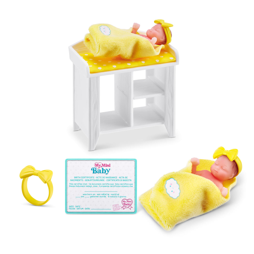 5 Surprise My Mini Baby Series 1 - Collectible Mystery Capsules with Realistic Baby Dolls & Playsets