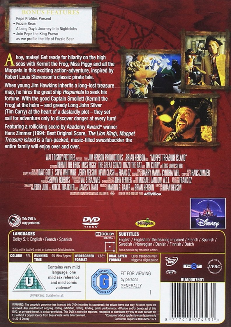 Muppet Treasure Island [DVD] 2