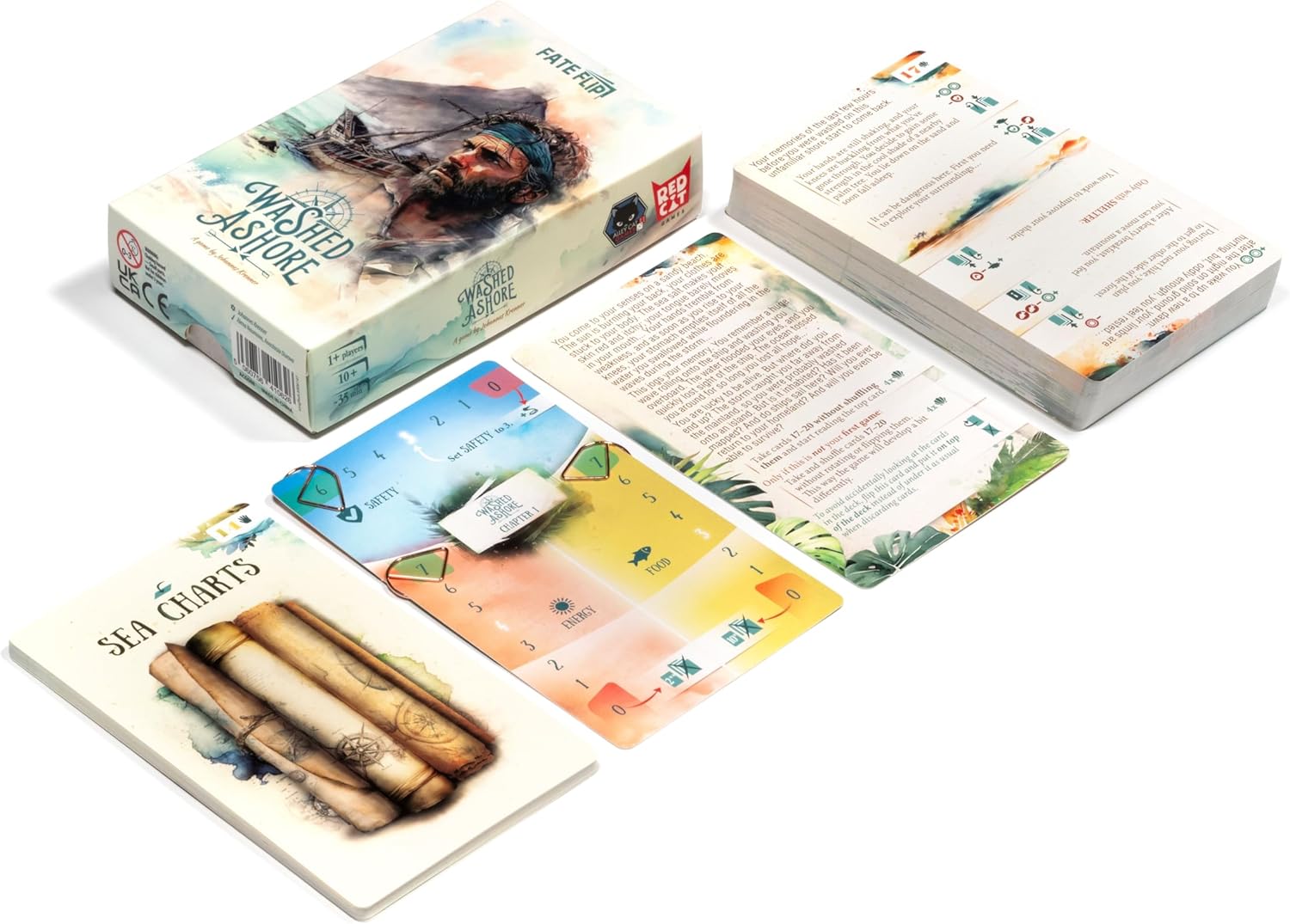 Alley Cat Games Washed Ashore Card Based Choose Your Own Adventure Game 8