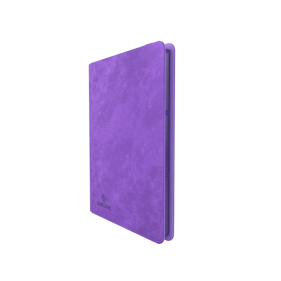 Gamegenic Zip-Up Album 18-Pocket - Purple Trading Card Game Accessory