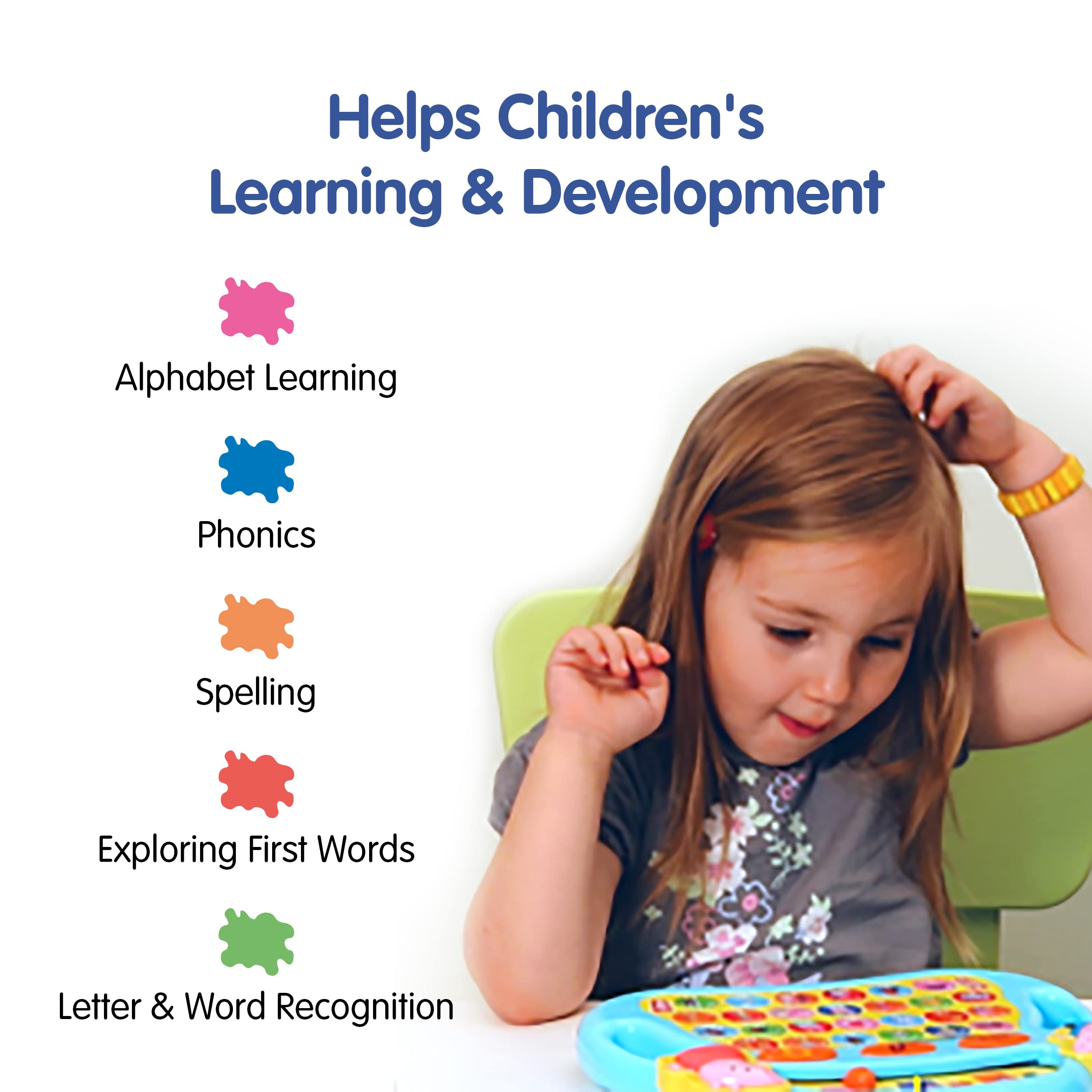 Peppa Pig Laugh & Learn Alphaphonics Interactive Toy - Educational Phonics Learning Game for Toddlers 9