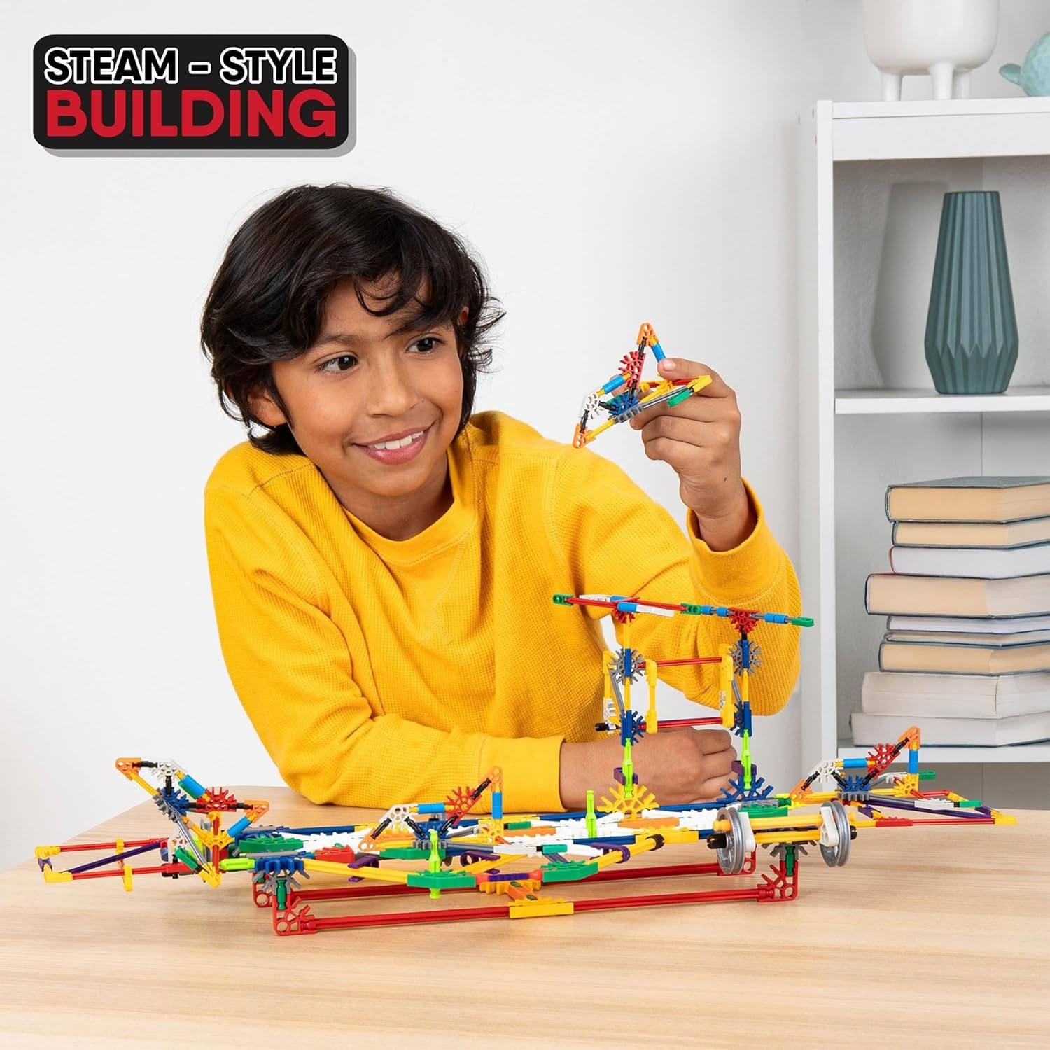 K'NEX Click & Construct 522-Piece Building Set - STEM Learning Toy for Kids 7+ 5