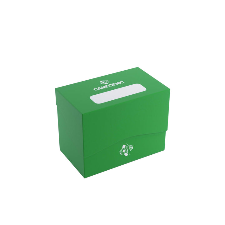Gamegenic 80-Card Side Holder - Sideloading Deck Box with Cobra Neck, Green