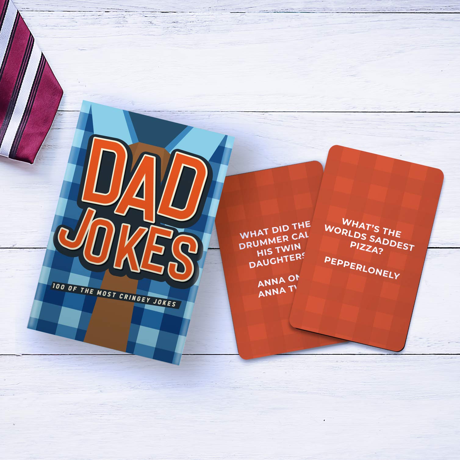 Gift Republic Dad Jokes Cards - 100 Cringey One-Liners | Paper Box | GR490067 1