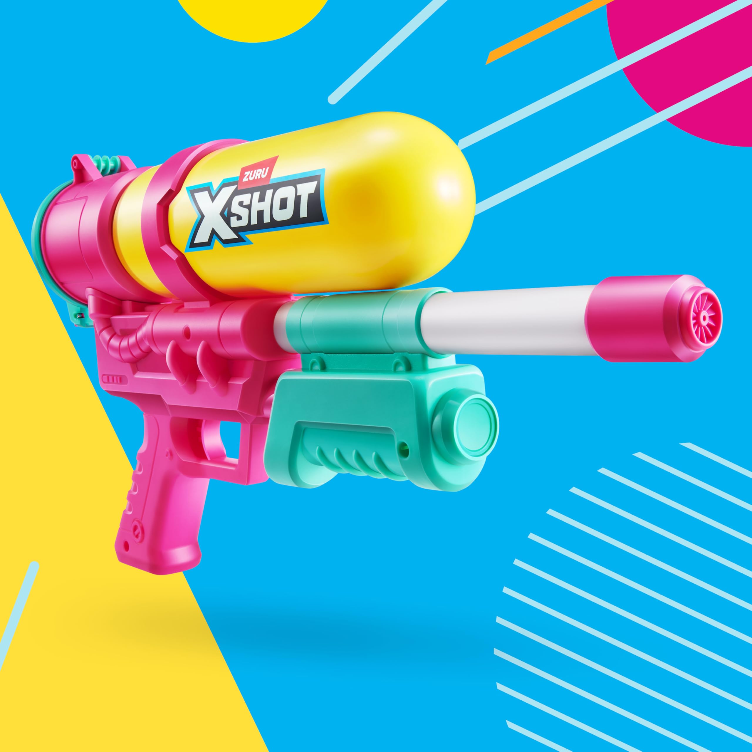 XSHOT Water Fast-Fill 80s Super Splash Water Blaster - 10M Range | 500ML Capacity | Purple 2