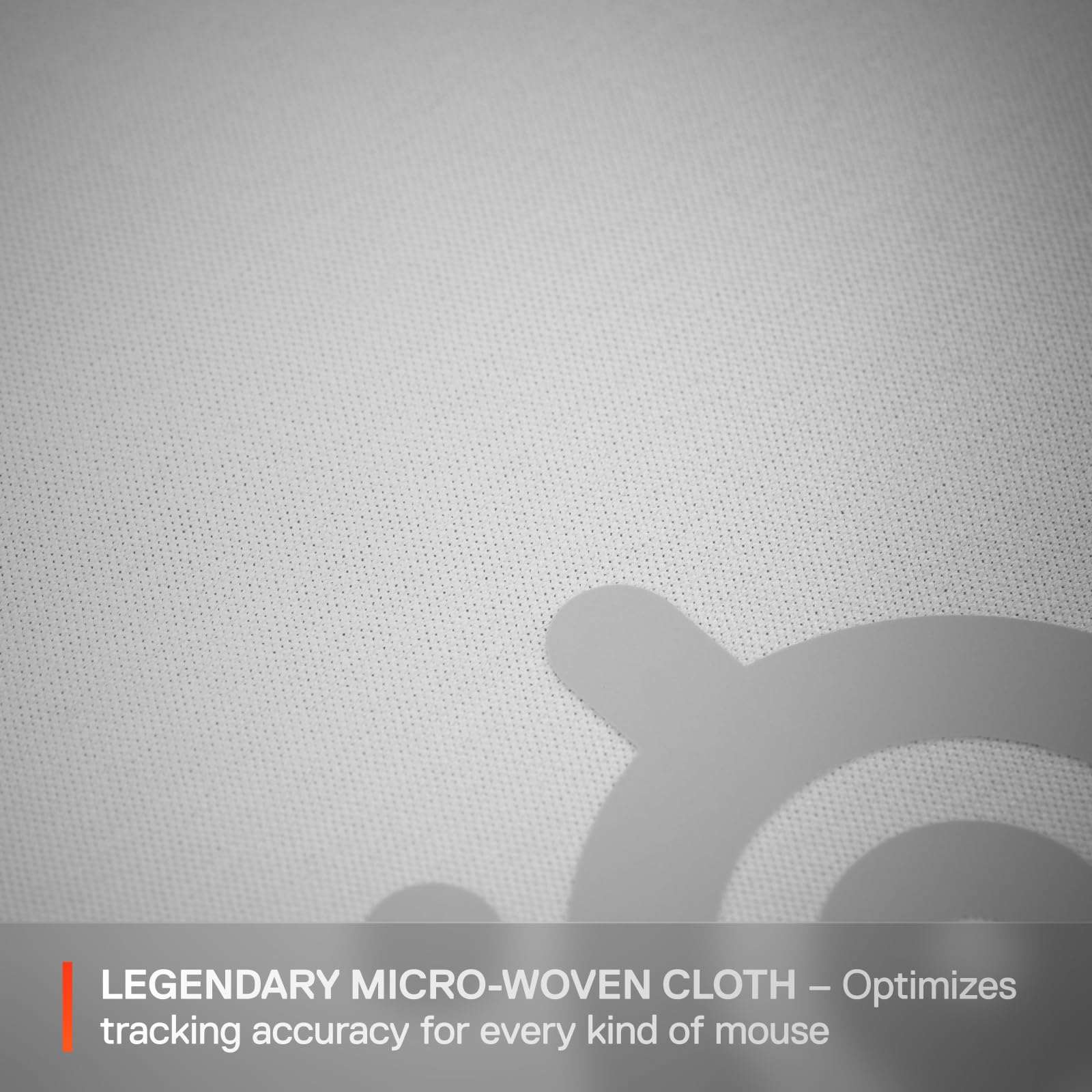 SteelSeries QcK Medium Gaming Mousepad - White - Non-Slip Rubber Base 9