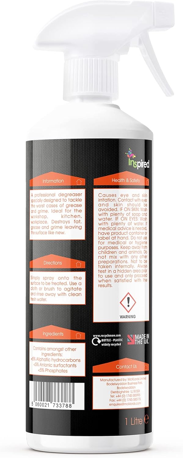 Inspired - Heavy Duty Degreaser for Kitchens | 1 Litre