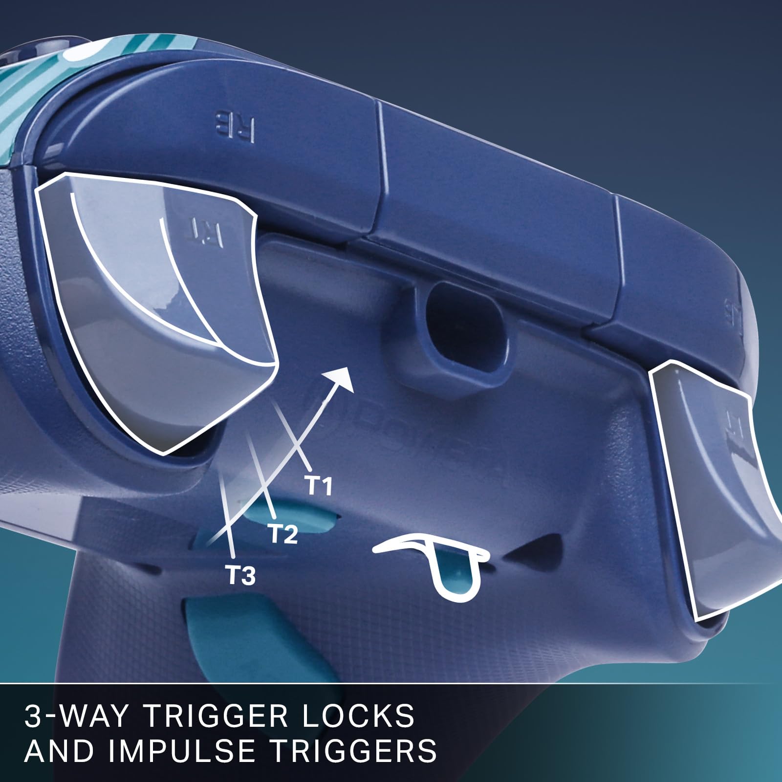 PowerA Advantage Wired Controller - Aqua Wave [Xbox Series X|S] 5