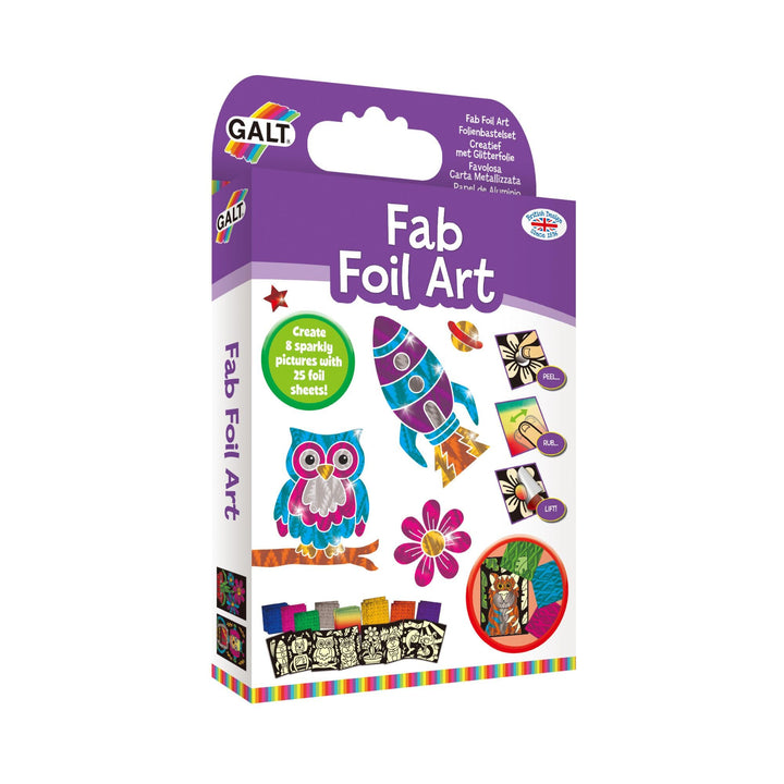 Galt Fab Foil Art Kit - Sparkly Craft Activity for Kids Ages 6+