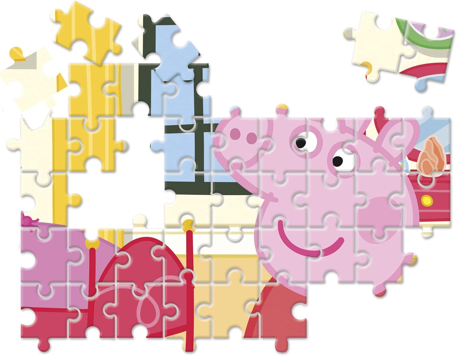 Clementoni Peppa Pig 10-in-1 Supercolor Jigsaw Puzzle Set - 330 Pieces for Ages 4+ 3