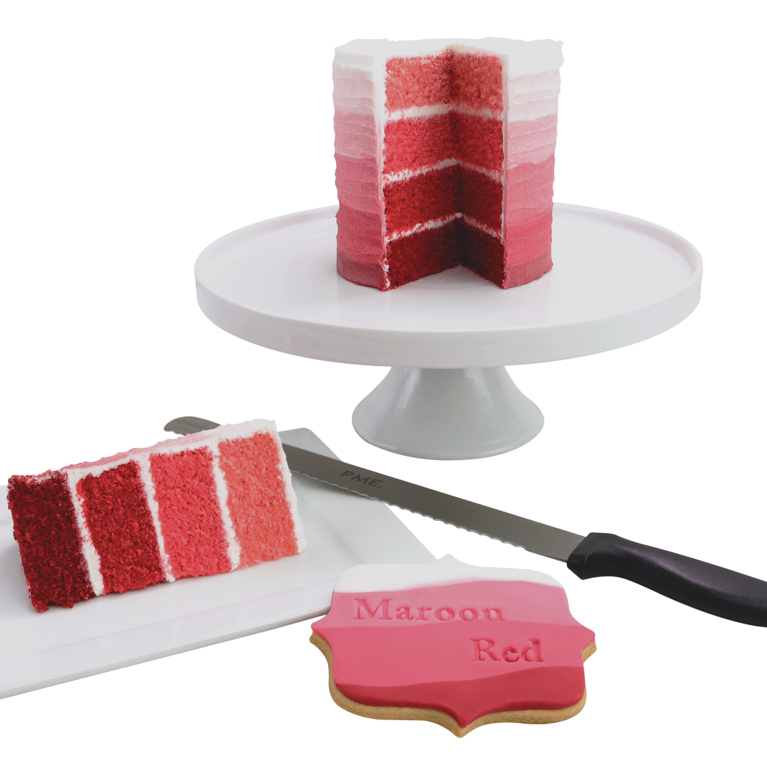 PME Paste Food Colour - Maroon Red 25g 4