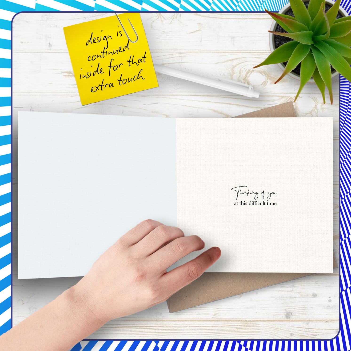 Stuff4 Sympathy Card for Loss of Husband - With Deepest Sympathy | 145mm x 145mm 4
