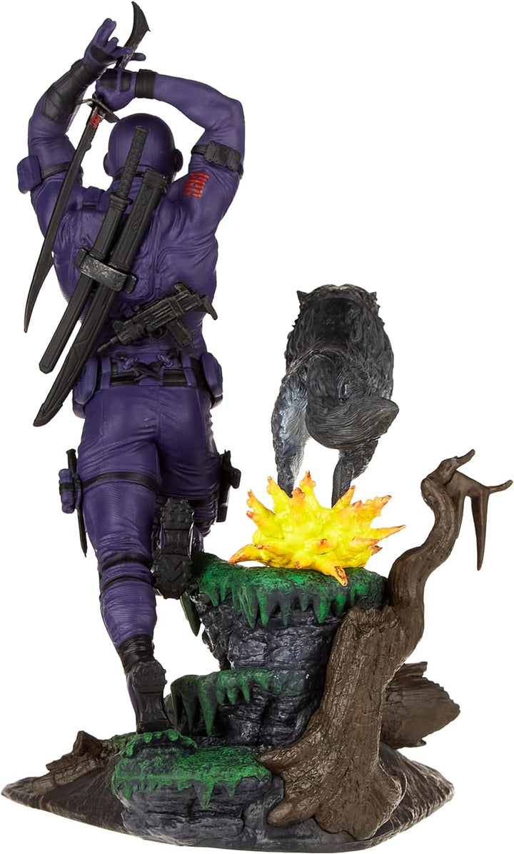 G.I. Joe Gallery statuette PVC Snake Eyes Animated DCD 40th Anniversary Previews