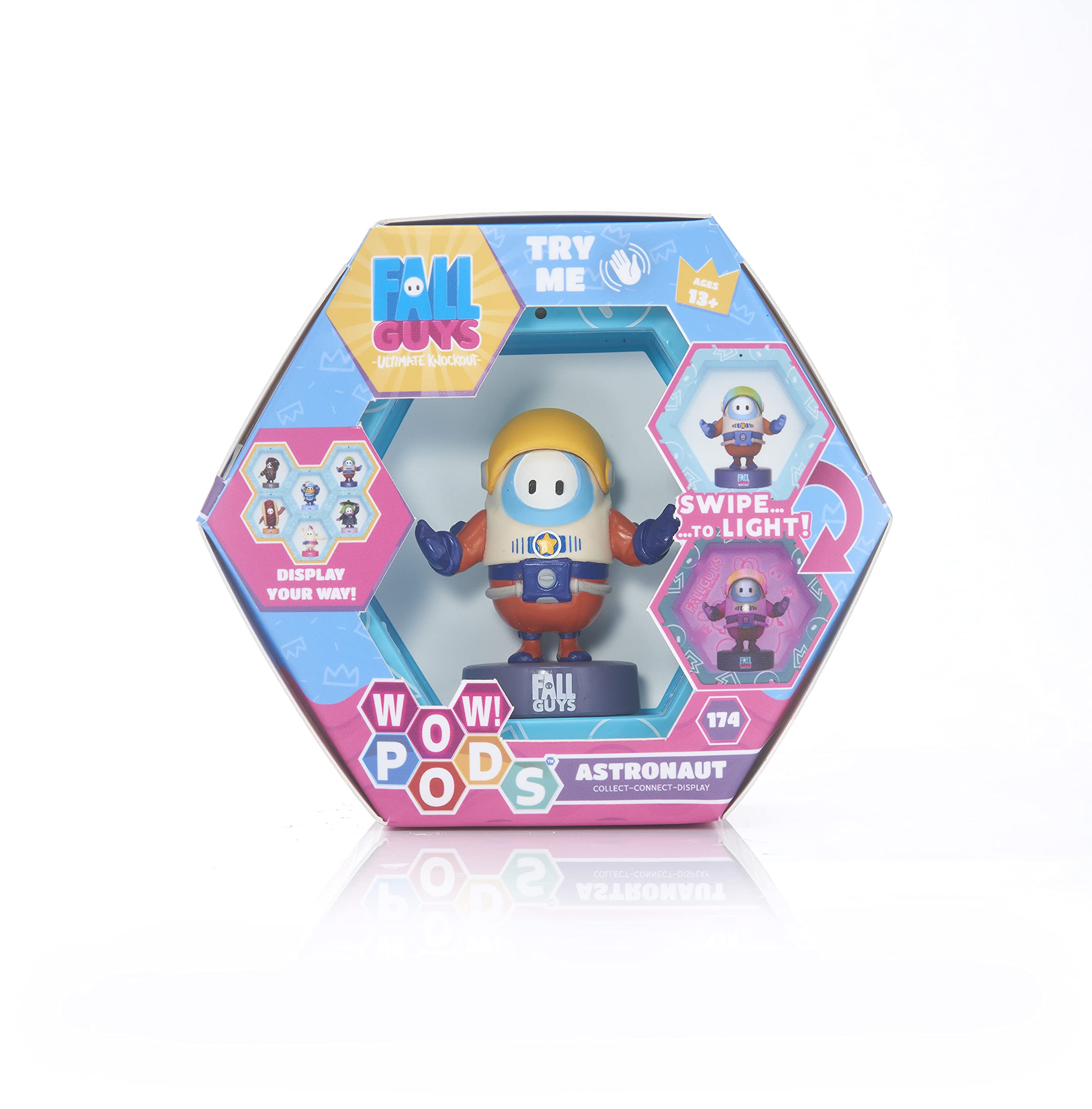 WOW! PODS Fall Guys: Ultimate Knockout - Astronaut Light-up Bobble-Head Figure | Collectible Toy 7