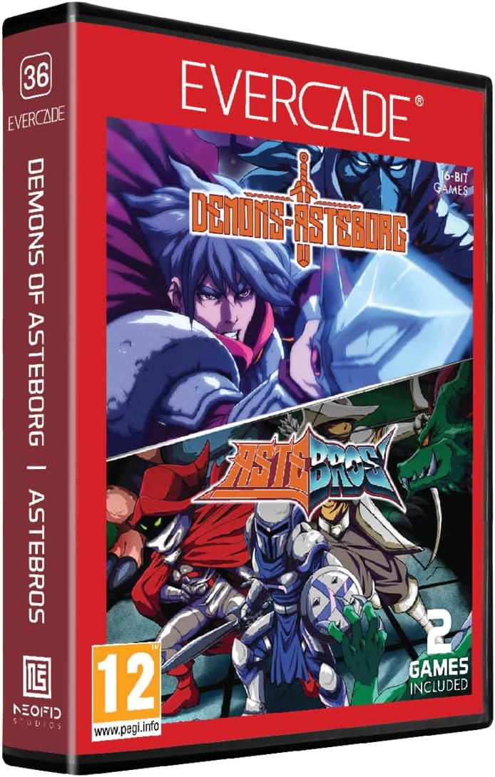 Demons of Asteborg and Astebros - Evercade Dual Cartridge 1