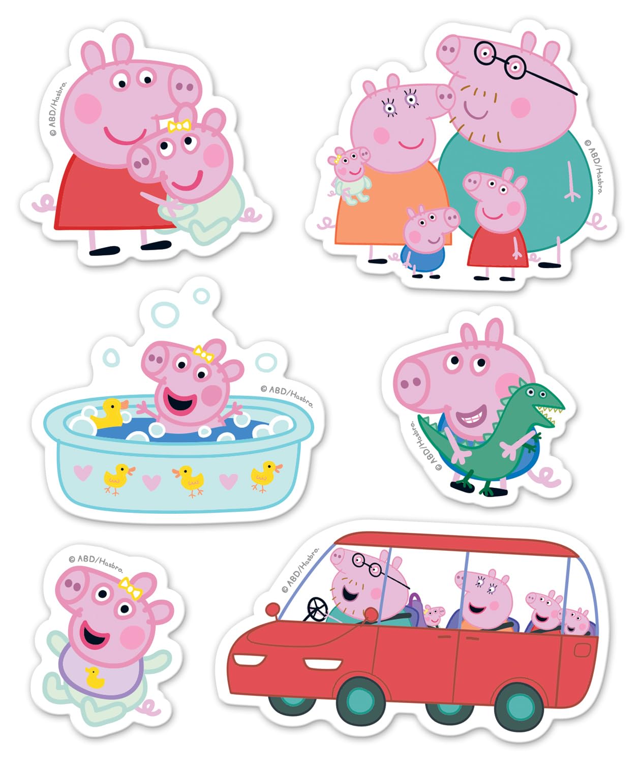Paper Projects Peppa Pig Family Mega Sticker Pack - Evie the New Baby Sister Stickers 3