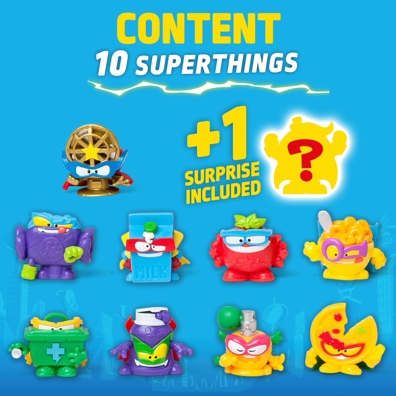 SUPERTHINGS RIVALS OF KABOOM Kazoom Power Battle - 10 Pack Action Figures | Unisex Children 2