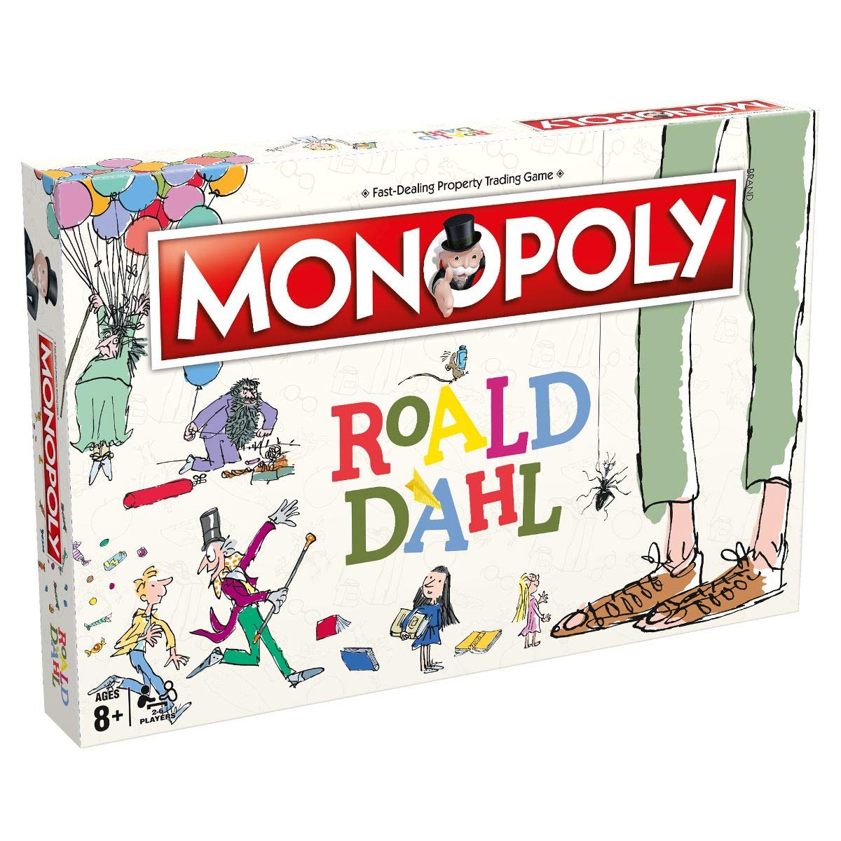 Winning Moves Roald Dahl Monopoly Board Game | Ages 8+ | 2-6 Players | Approx. 90 Min