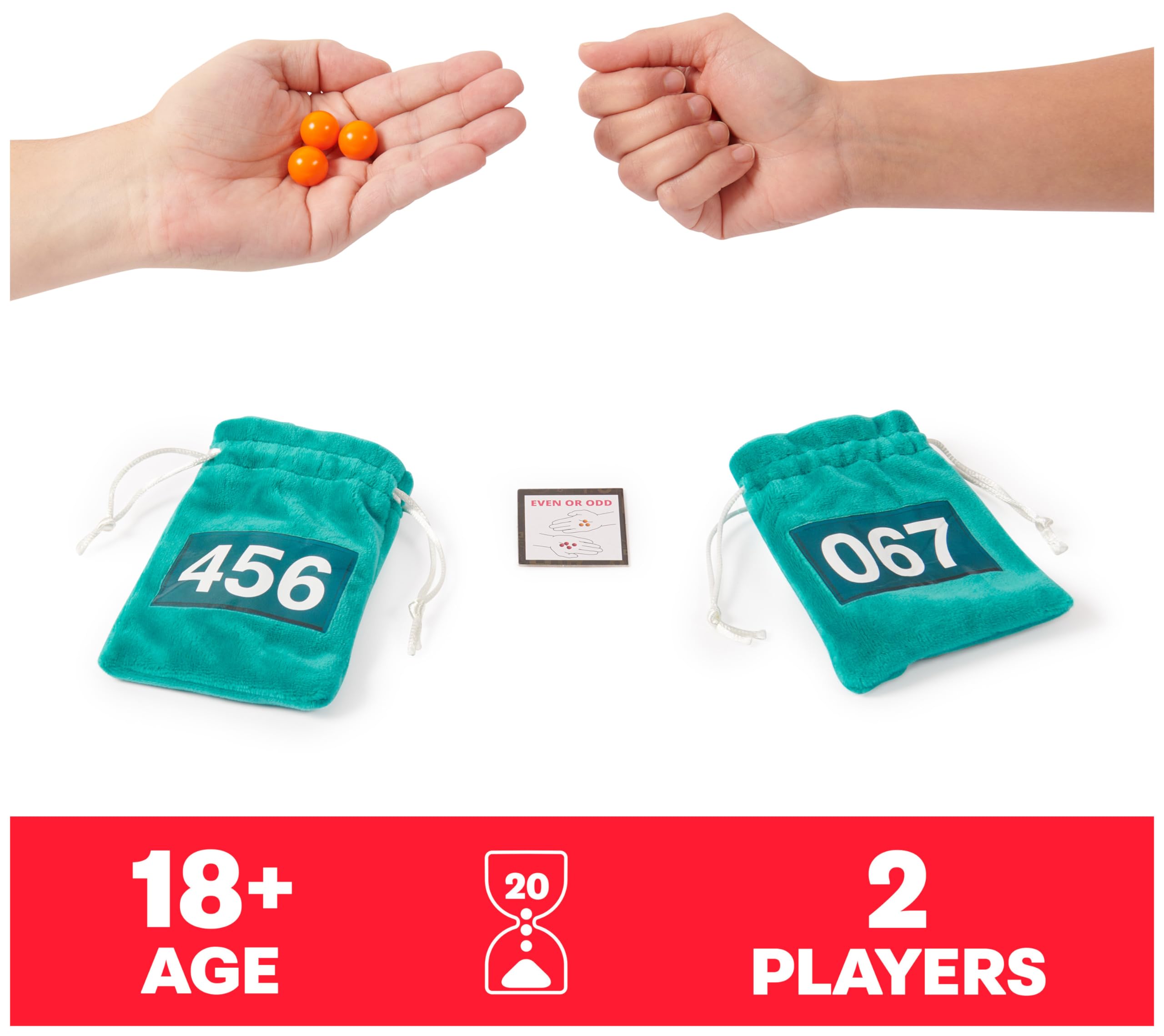 Spin Master Games Squid Game Marbles 2-Player Board Game 3