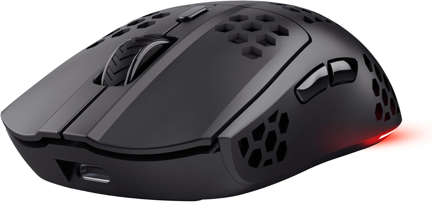Trust Gaming GXT 929 Helox Wireless Gaming Mouse – Ultra-Light 75g with RGB, 2.4 GHz, Rechargeable, 80-Hour Battery 7