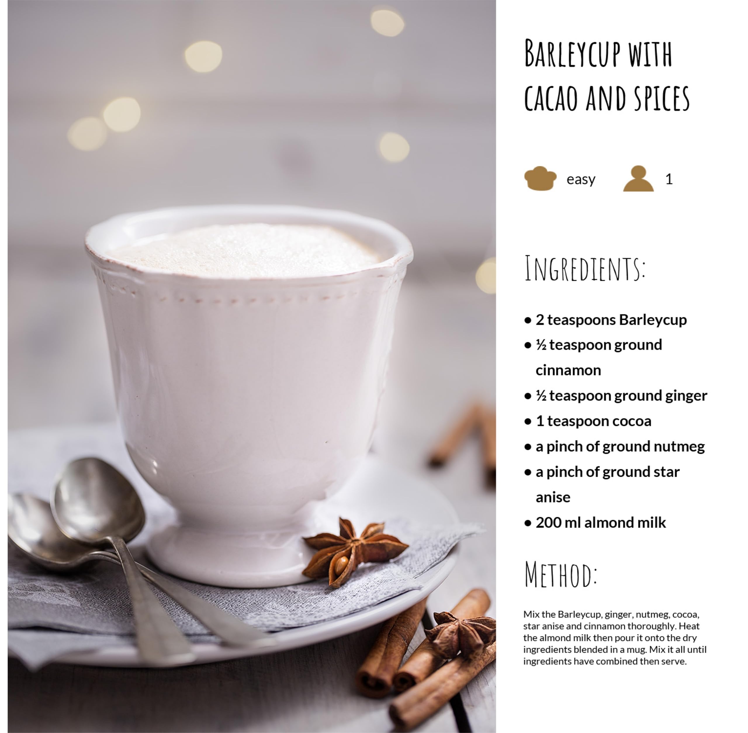 Barleycup - Granules Natural Grain Beverage 200g 7