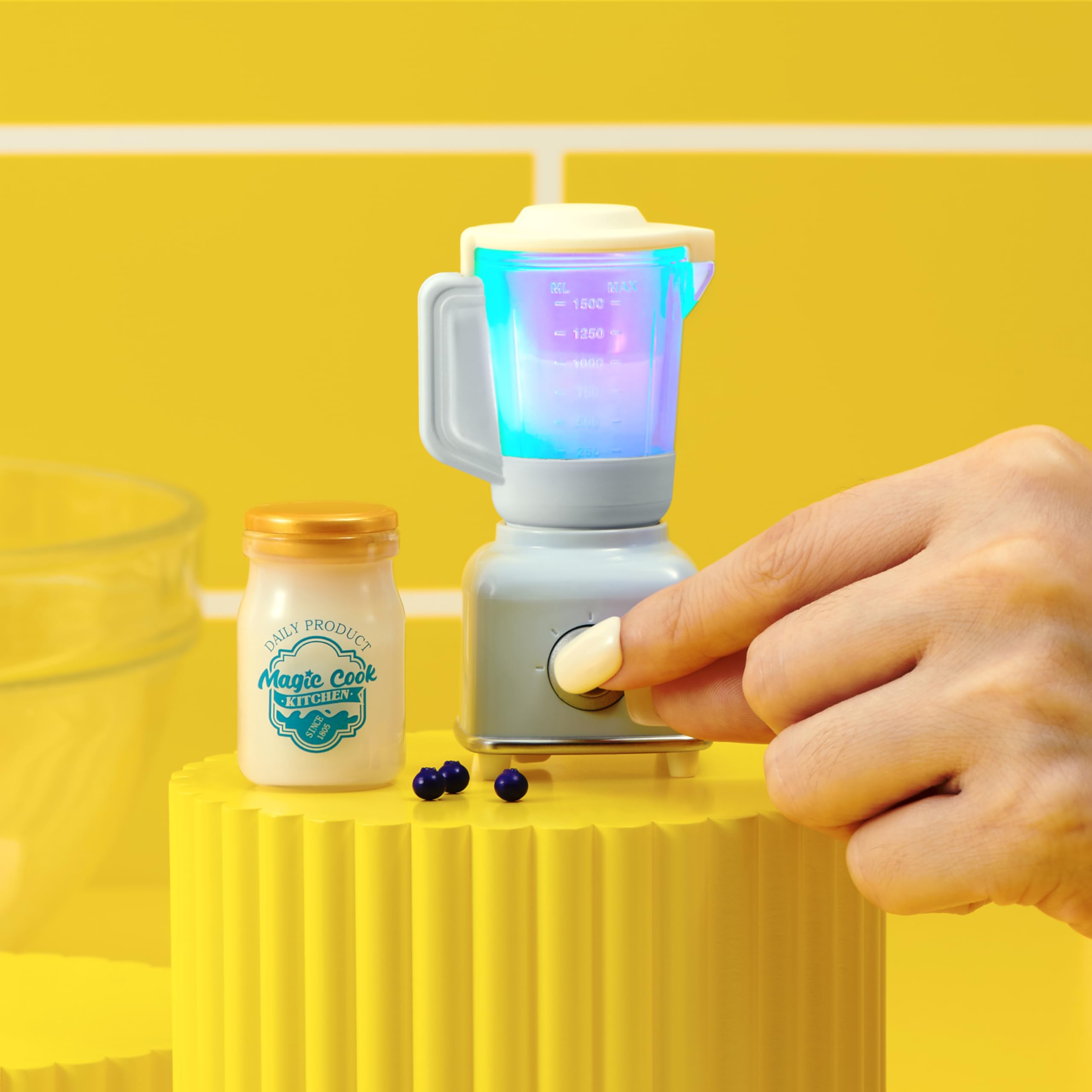 Mini Brands Magic Cook Kitchen Cup Cake Maker - Working UV Light | Miniature | Ages 3+ 5
