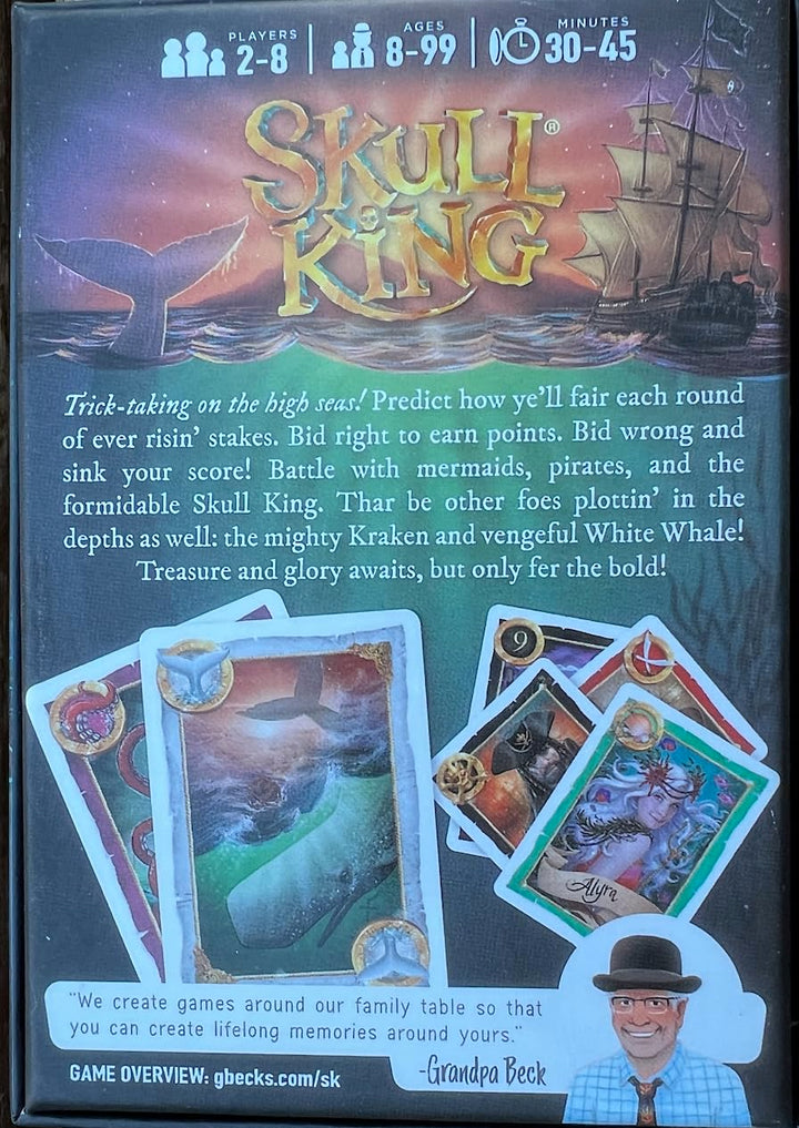 Grandpa Beck's Skull King Card Game with Legendary Expansion