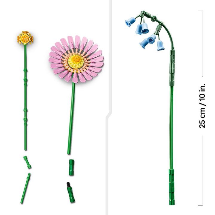 LEGO Botanicals Petite Sunny Bouquet - 373-Piece Building Set for Ages 9+