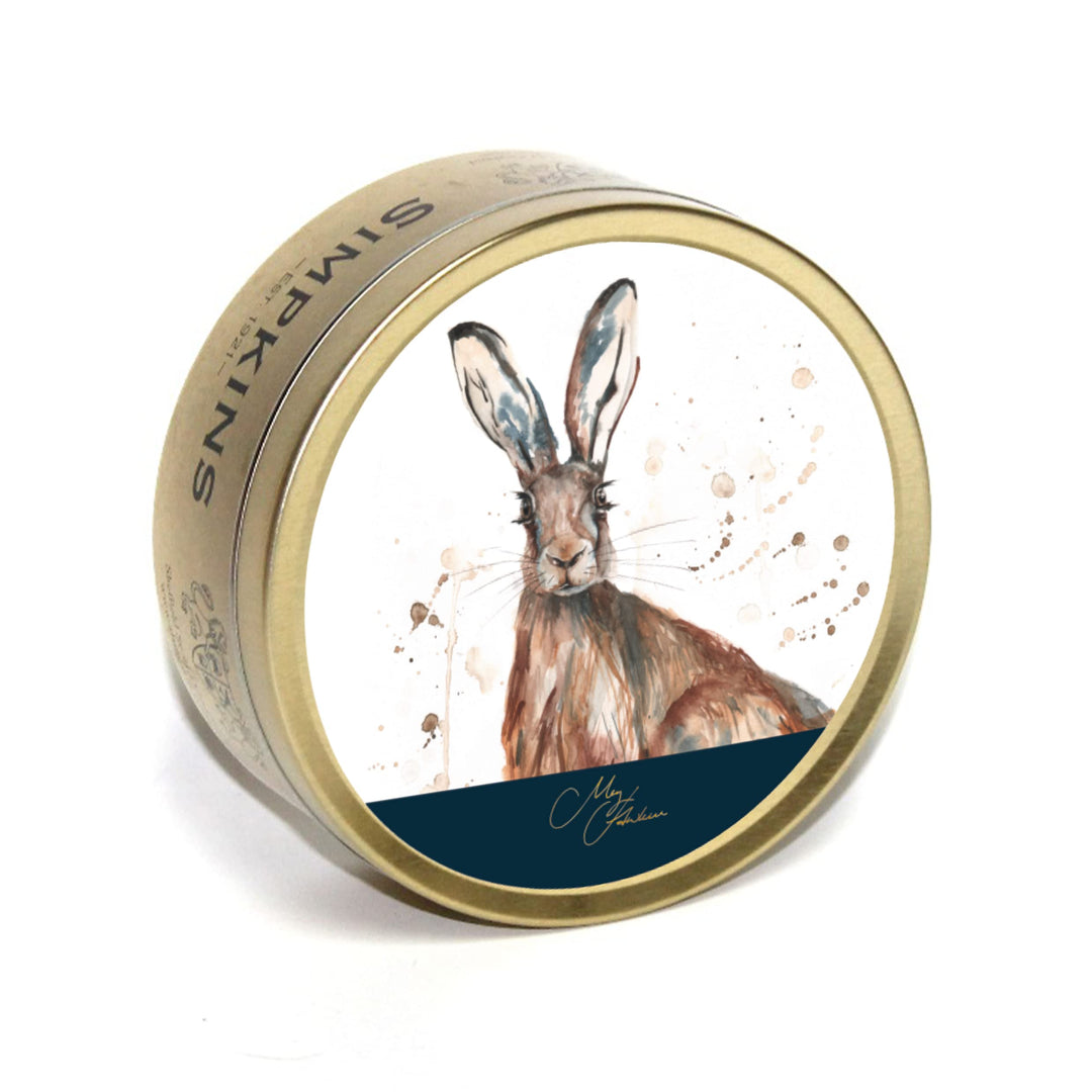 Simpkins Meg Hawkins Hare Tin with Mixed Fruit Drops - Travel Sweets