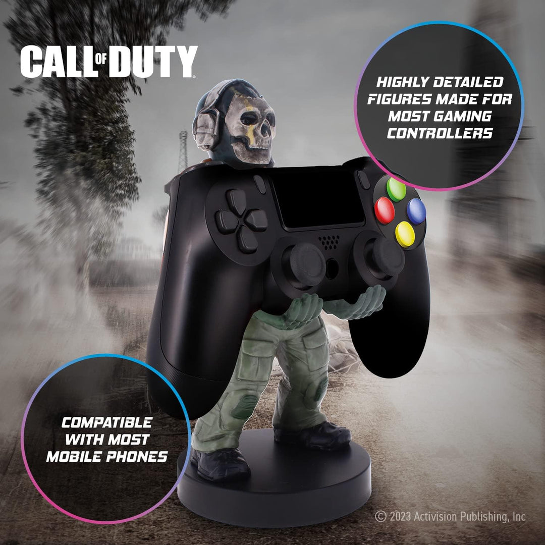 Call of Duty Warzone - Ghost Controller Holder & Phone Stand for Xbox, PS5, Switch