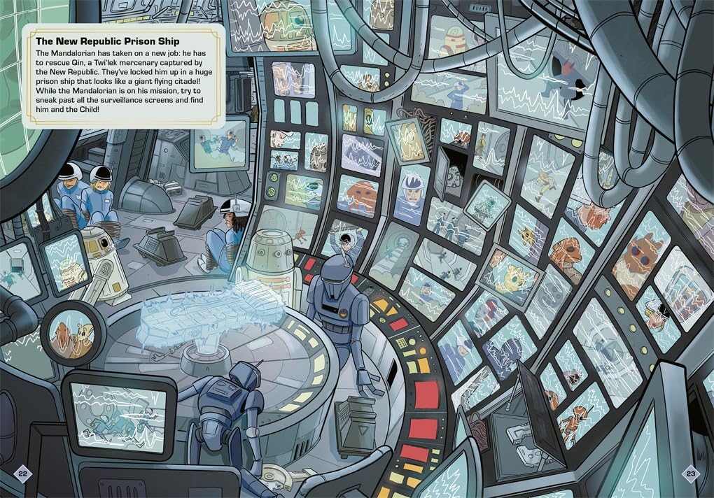 Studio Press Star Wars: Where are The Mandalorian and Grogu? Search and Find Activity Book | Ages 5-12 3