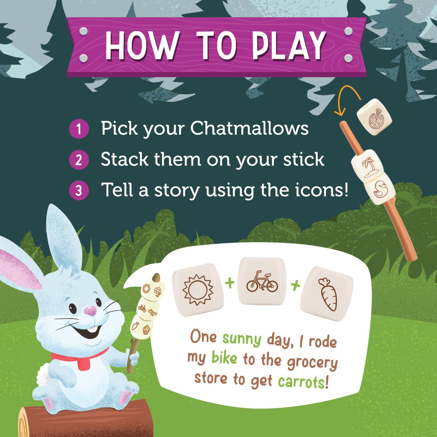 Learning Resources Campfire Chatmallows Story Telling Set - Creative Storytelling Play for Ages 4-8 4