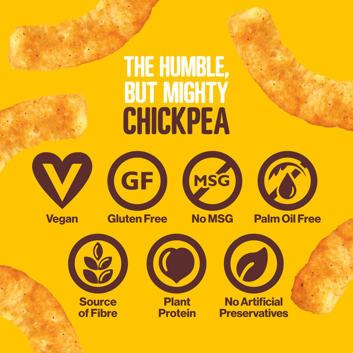 Hippeas Variety Pack Chickpea Puff Vegan Crisps | 12 x 22g | Gluten Free, Dairy Free, Low Calorie Snacks