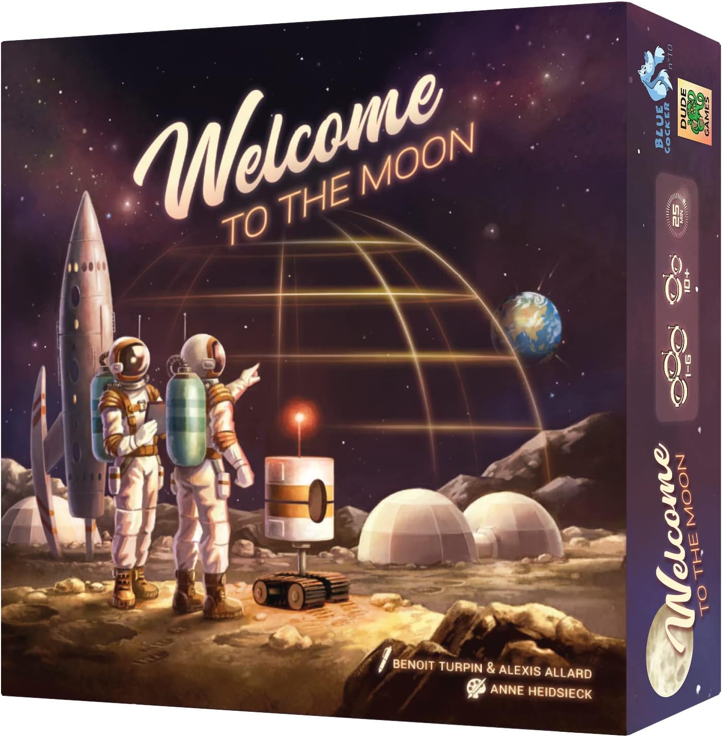 Blue Cocker Games Willkommen auf dem Mond Brettspiel 3