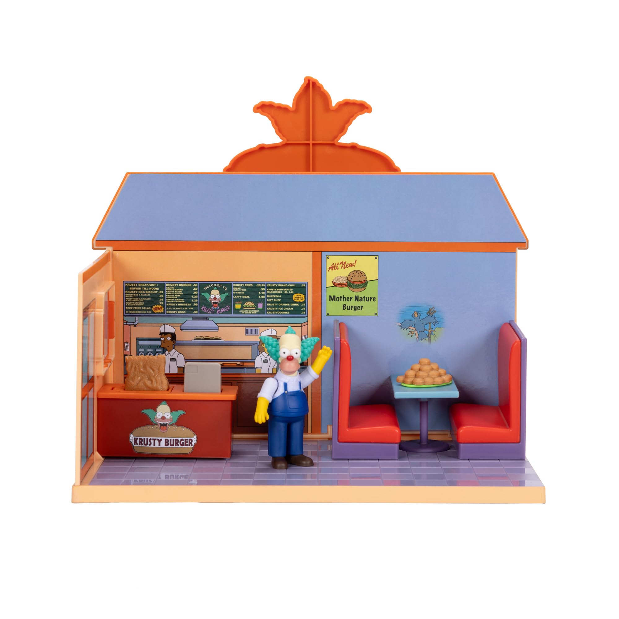 The Simpsons Krusty Burger Playset by Jakks Pacific - Includes 6.35 cm Krusty Figure 7