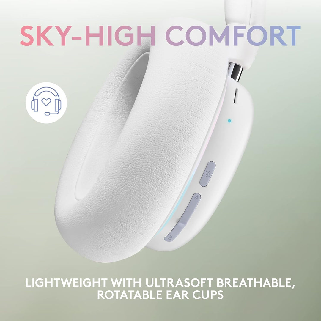 Logitech G G735 Wireless Gaming Headset with LIGHTSYNC RGB, LIGHTSPEED Wireless, Bluetooth, Detachable Mic