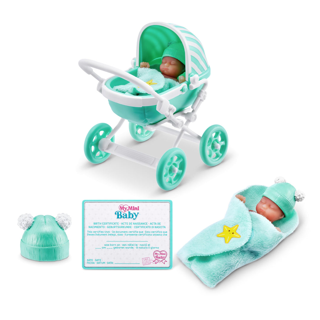 5 Surprise My Mini Baby Series 1 - Collectible Mystery Capsules with Realistic Baby Dolls & Playsets