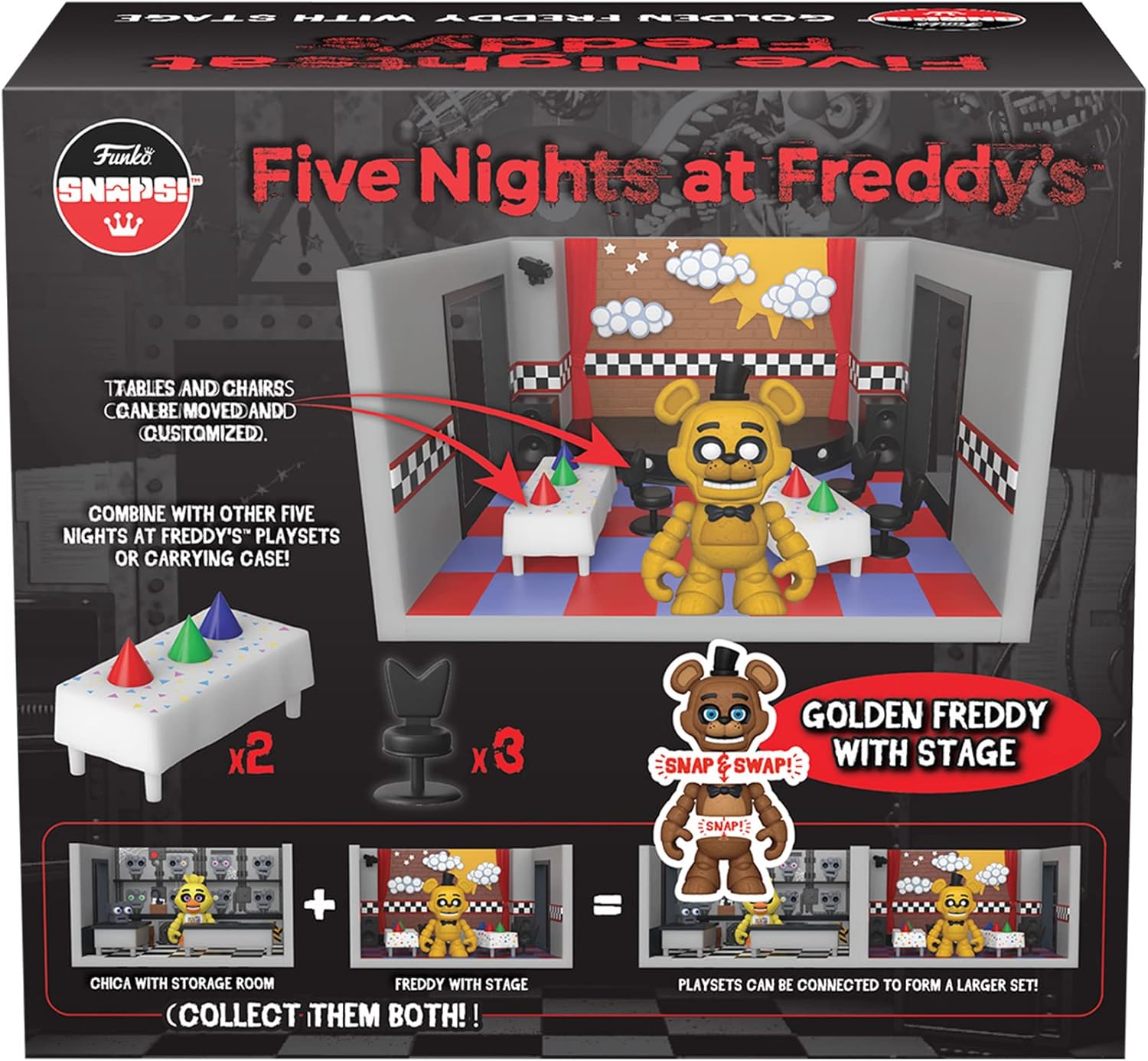 Funko Five Nights at Freddy's Snap: Playset - Stage with Freddy Fazbear 6