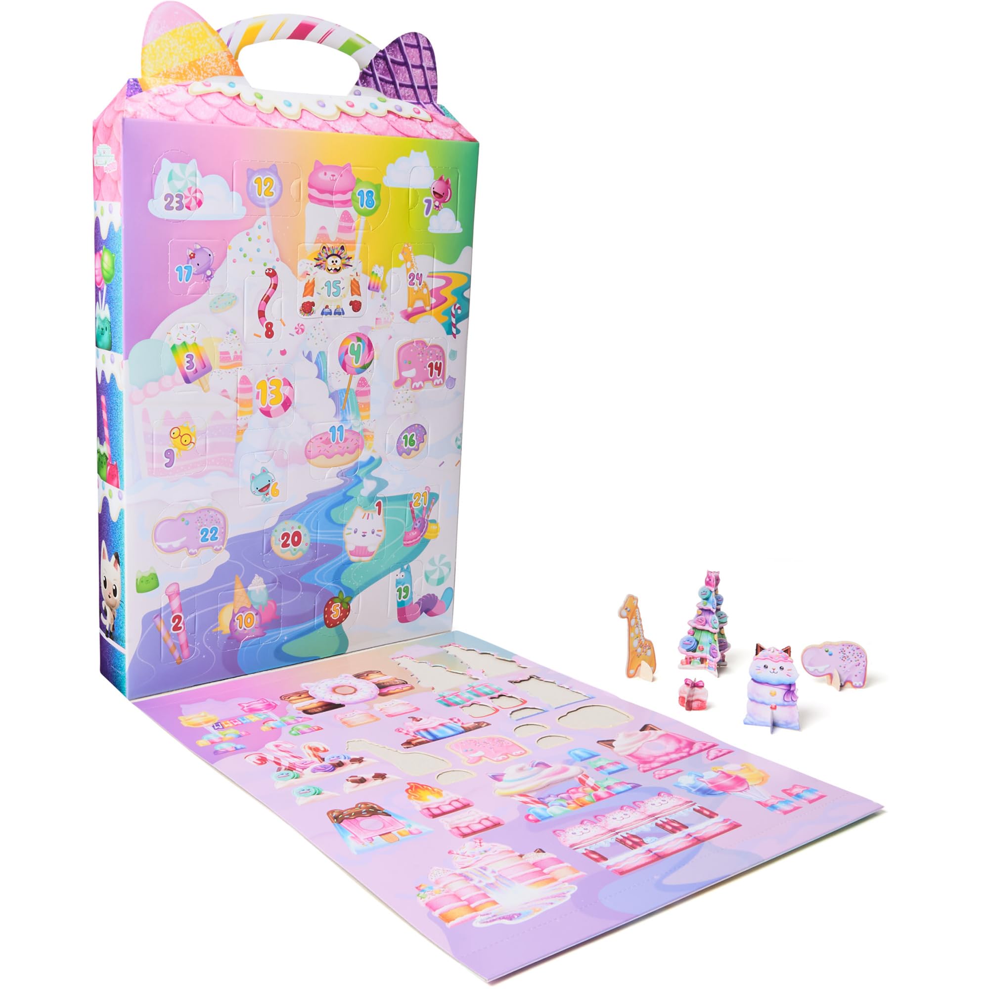 Gabby's Dollhouse: The Movie Sweet Treat Advent Calendar - 24 Surprise Toys for Kids 2