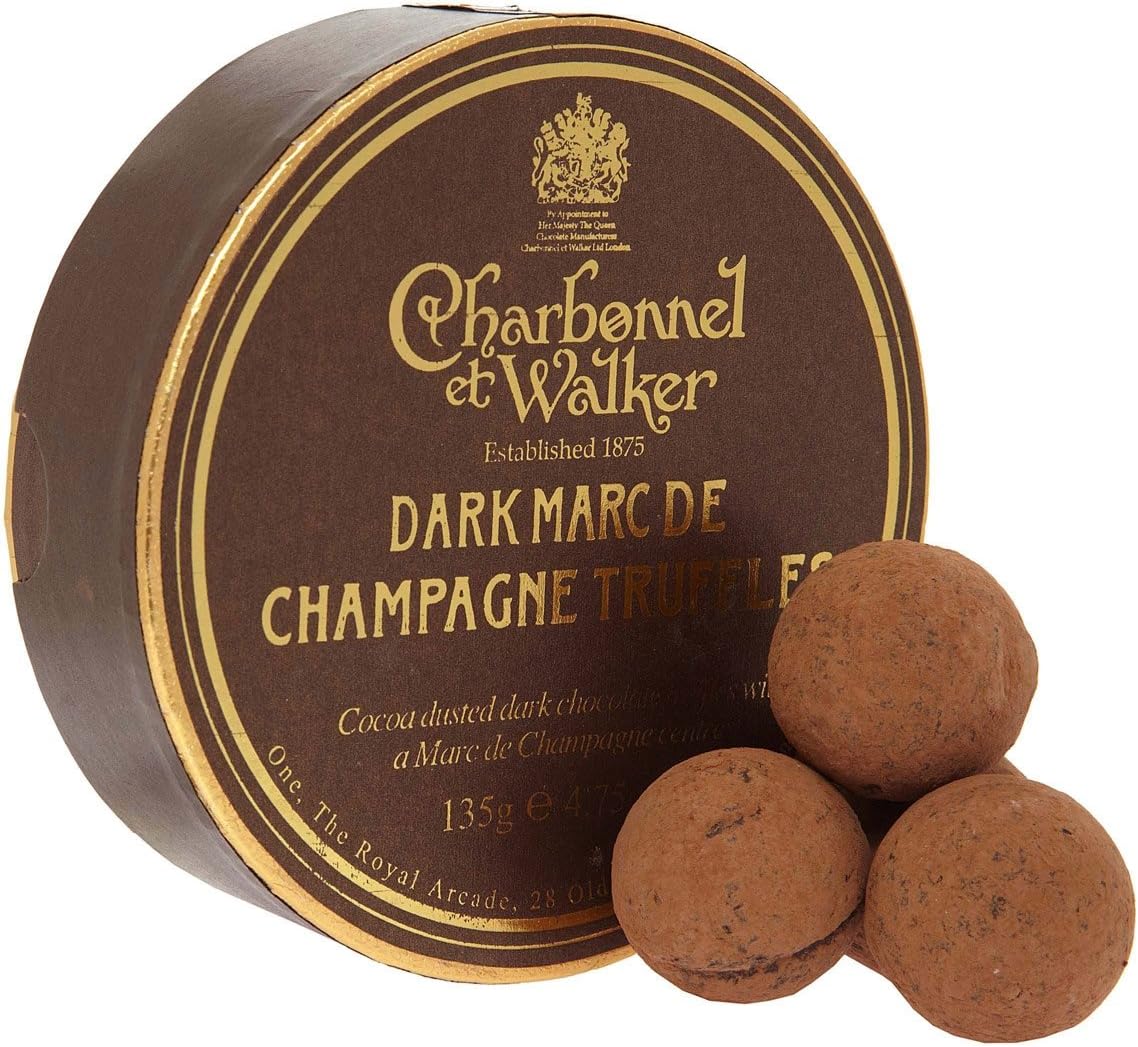 Charbonnel et Walker Dark Marc de Champagne Truffles, 135g 1