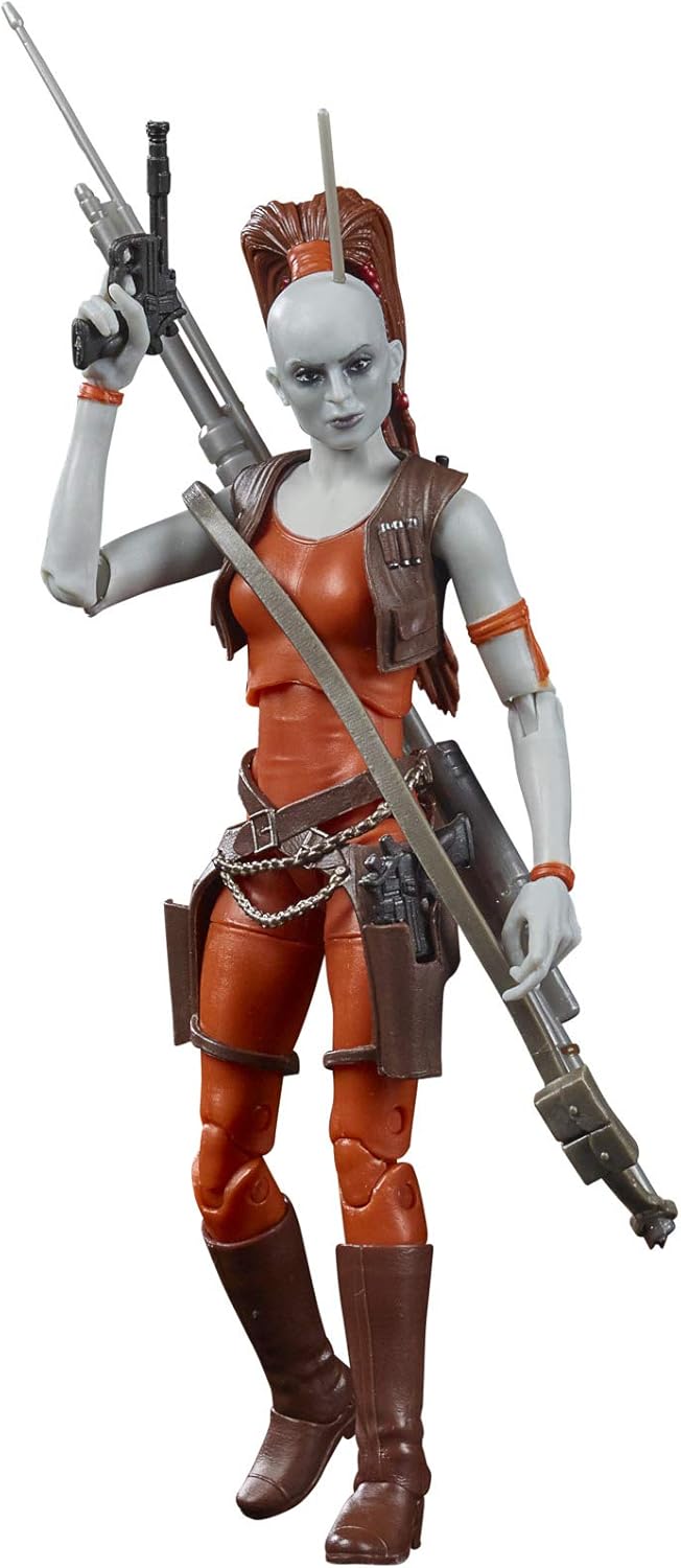 Star Wars The Black Series Aurra Sing 6-Inch Action Figure - Premium Articulation for Ages 4+
